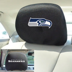 Seattle Seahawks Embroidered Head Rest Cover Set - 2 Pieces