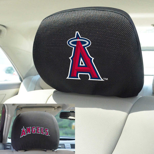 Los Angeles Angels Embroidered Head Rest Cover Set - 2 Pieces