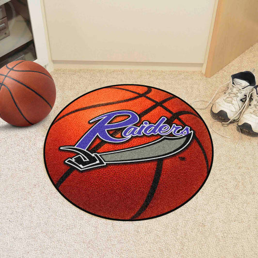 Mount Union Raiders Basketball Rug - 27in. Diameter