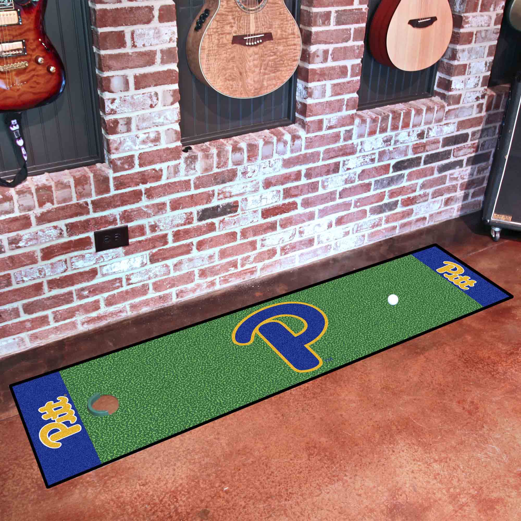 Pitt Panthers Putting Green Mat - 1.5ft. x 6ft.