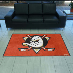 Anaheim Ducks 4X6 High-Traffic Mat with Durable Rubber Backing - Landscape Orientation