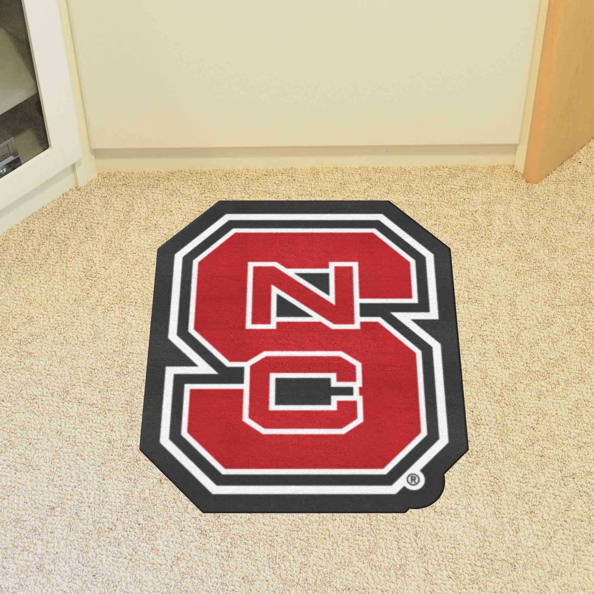 NC State Wolfpack Mascot Rug, NSC Logo - NC State