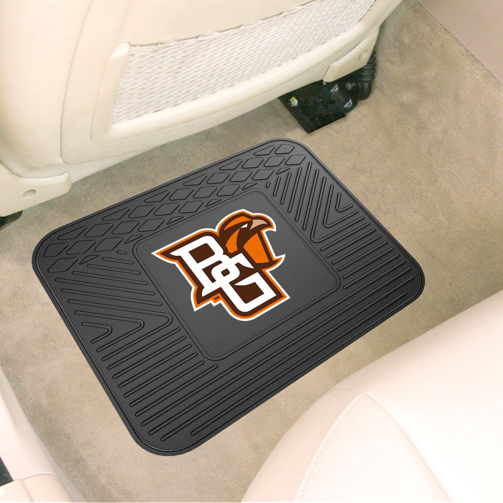 Bowling Green Falcons Back Seat Car Utility Mat - 14in. x 17in. - Bowling Green