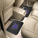 Washington Huskies Back Seat Car Utility Mats - 2 Piece Set