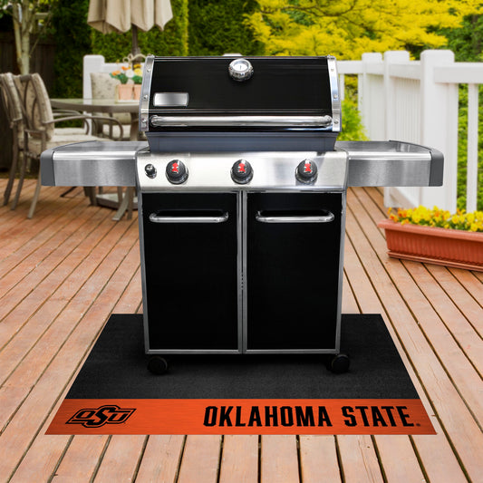 Oklahoma State Cowboys Vinyl Grill Mat - 26in. x 42in.