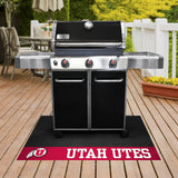 Utah Utes Vinyl Grill Mat - 26in. x 42in.