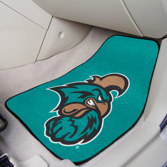 Coastal Carolina Chanticleers Front Carpet Car Mat Set - 2 Pieces - Coastal Carolina