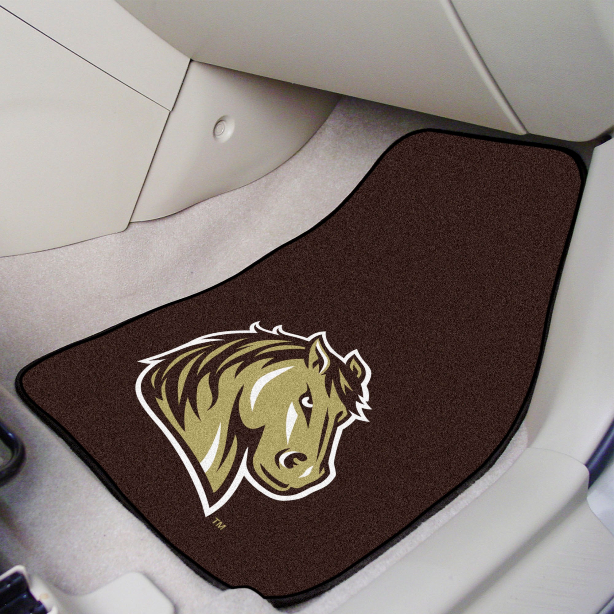 Southwest Minnesota State Mustangs Front Carpet Car Mat Set - 2 Pieces