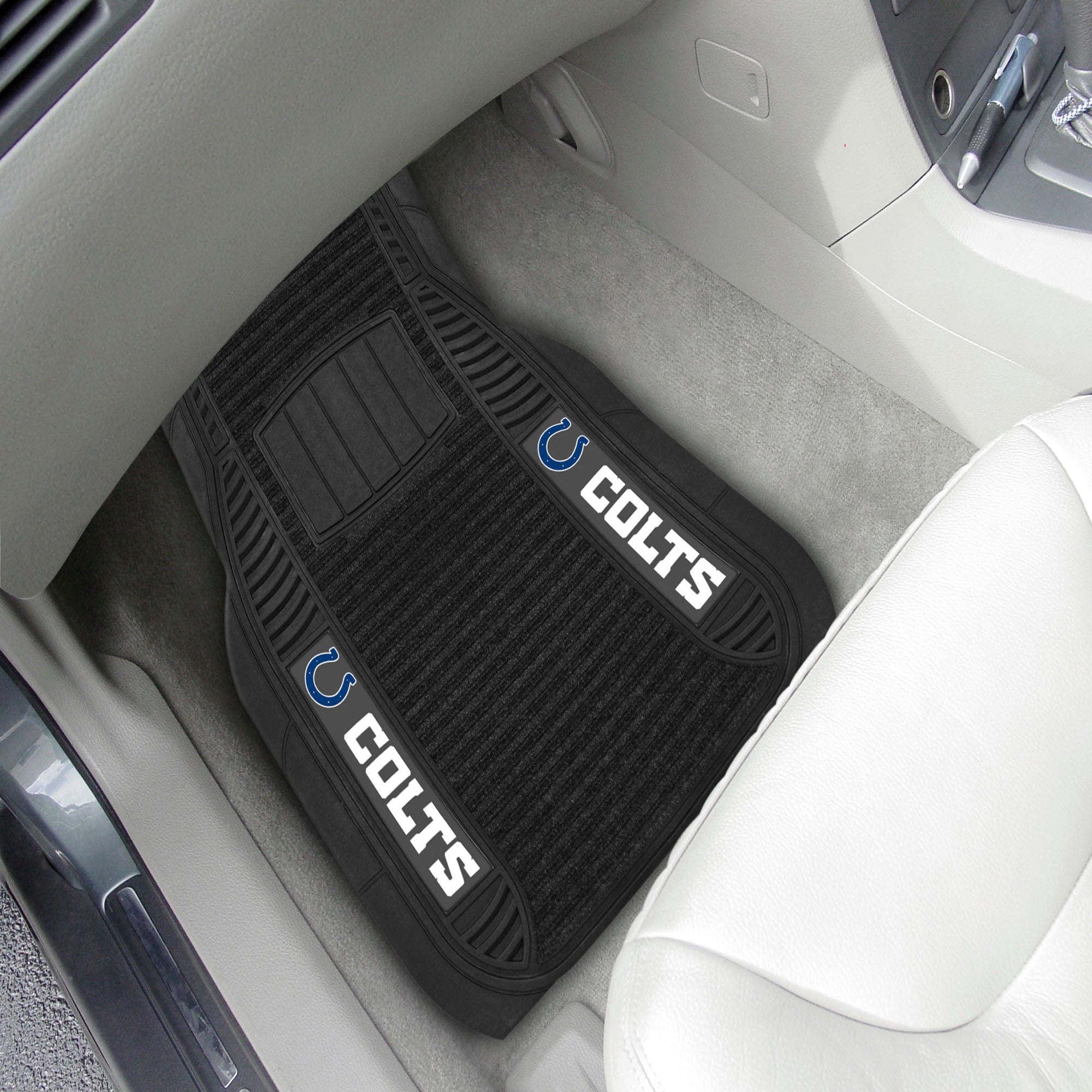 Indianapolis Colts 2 Piece Deluxe Car Mat Set