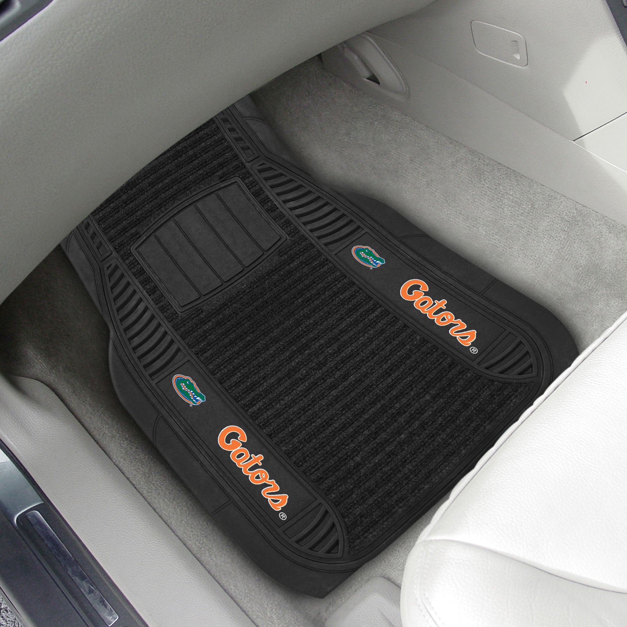 Florida Gators 2 Piece Deluxe Car Mat Set