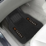 Texas Longhorns 2 Piece Deluxe Car Mat Set