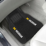 Michigan Wolverines 2 Piece Deluxe Car Mat Set