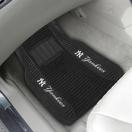 New York Yankees 2 Piece Deluxe Car Mat Set