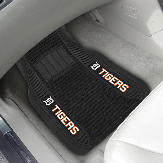 Detroit Tigers 2 Piece Deluxe Car Mat Set