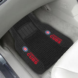 Chicago Cubs 2 Piece Deluxe Car Mat Set - Chicago Cubs