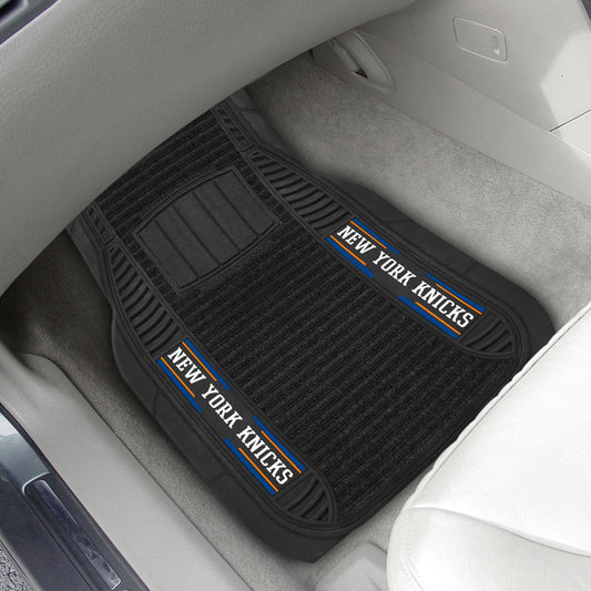 New York Knicks 2 Piece Deluxe Car Mat Set - New York Knicks