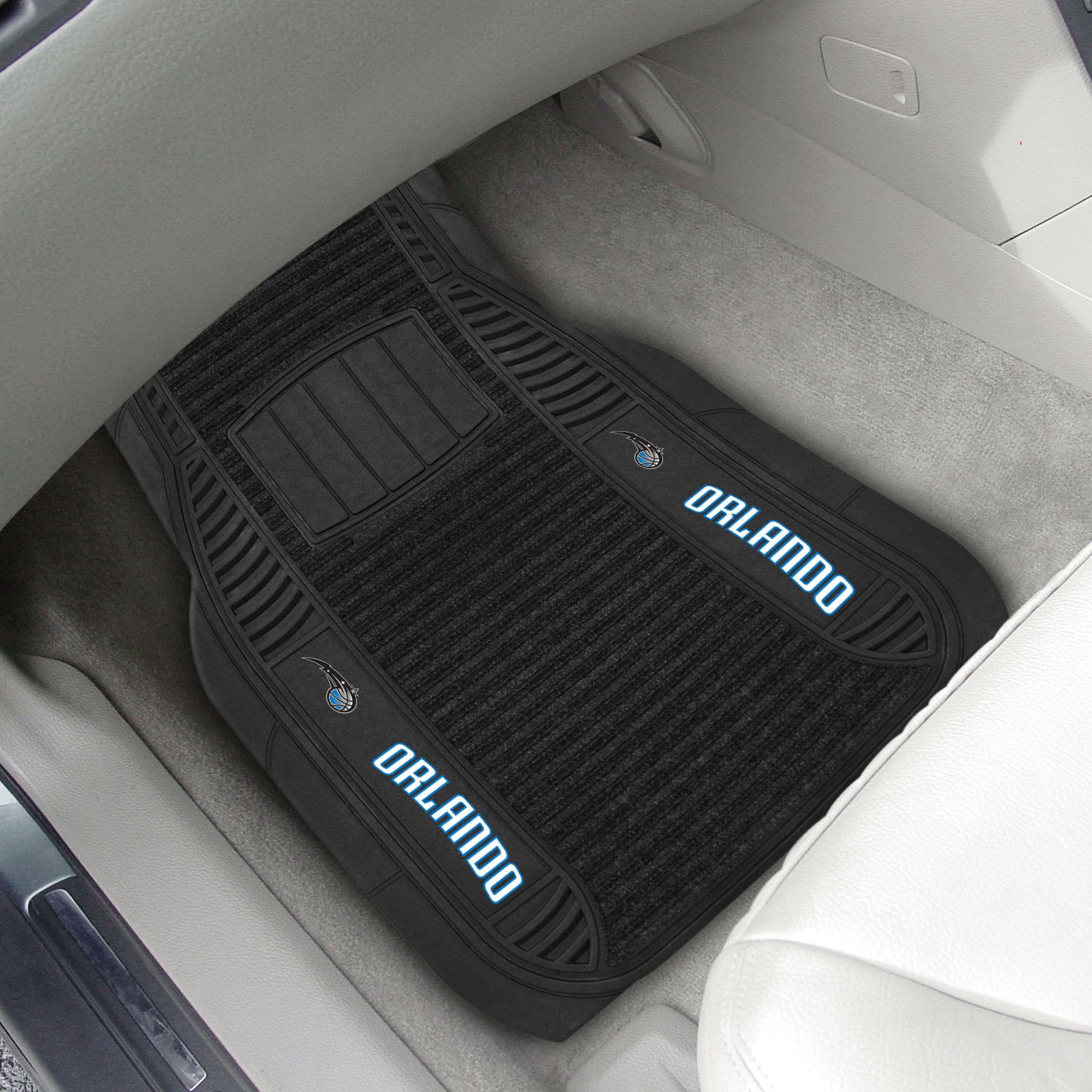 Orlando Magic 2 Piece Deluxe Car Mat Set