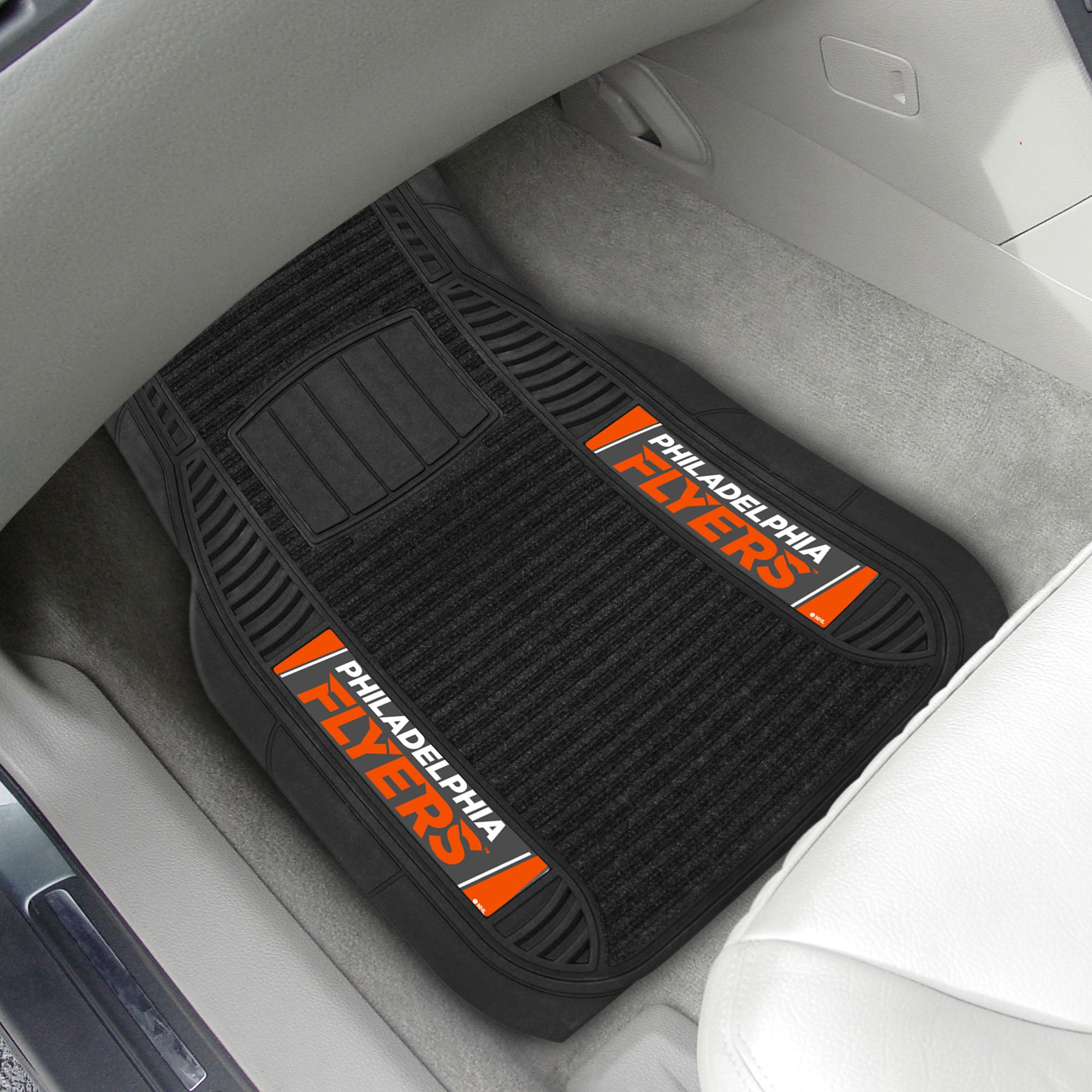 Philadelphia Flyers 2 Piece Deluxe Car Mat Set