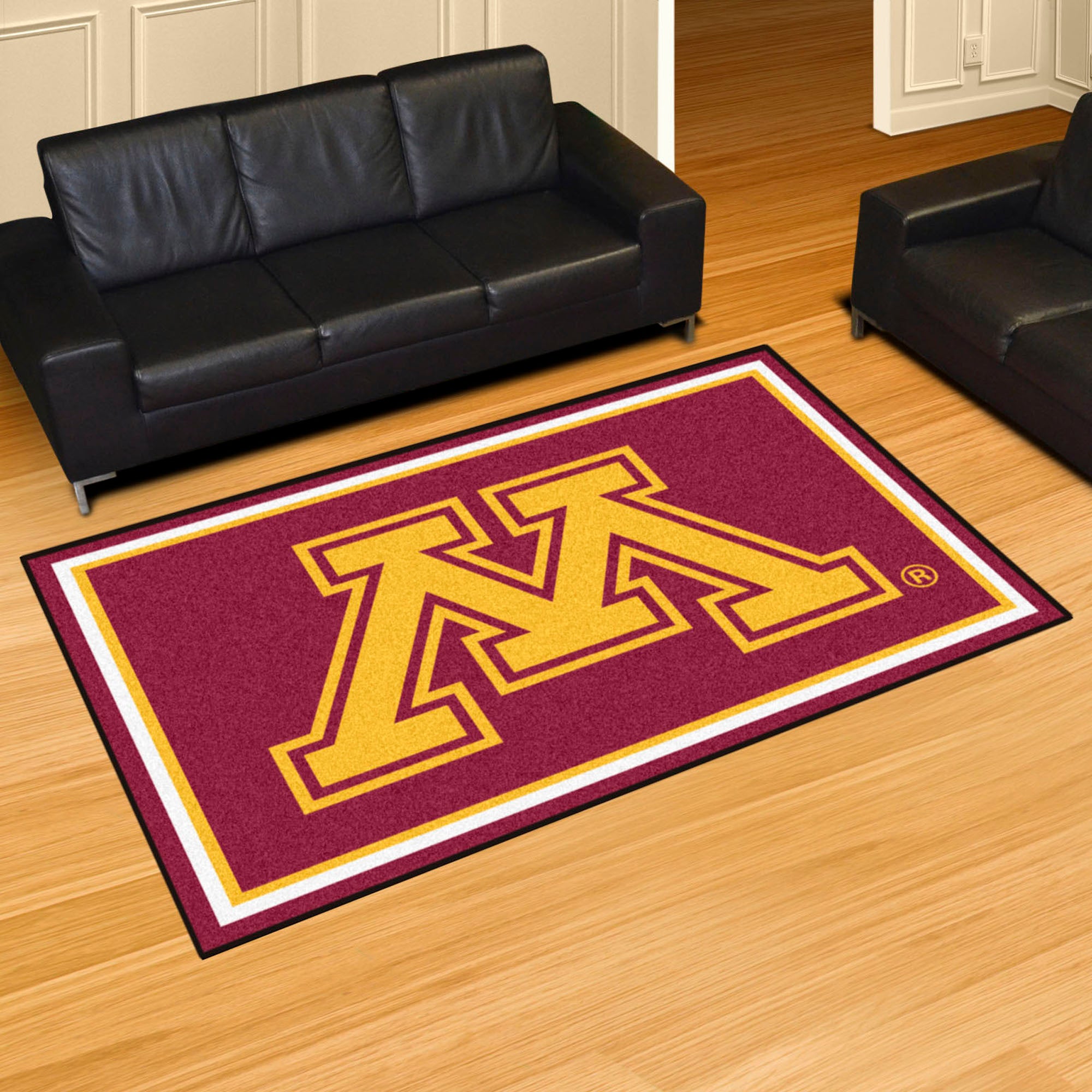 Minnesota Golden Gophers 5ft. x 8 ft. Plush Area Rug