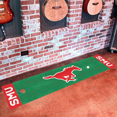 SMU Mustangs Putting Green Mat - 1.5ft. x 6ft.