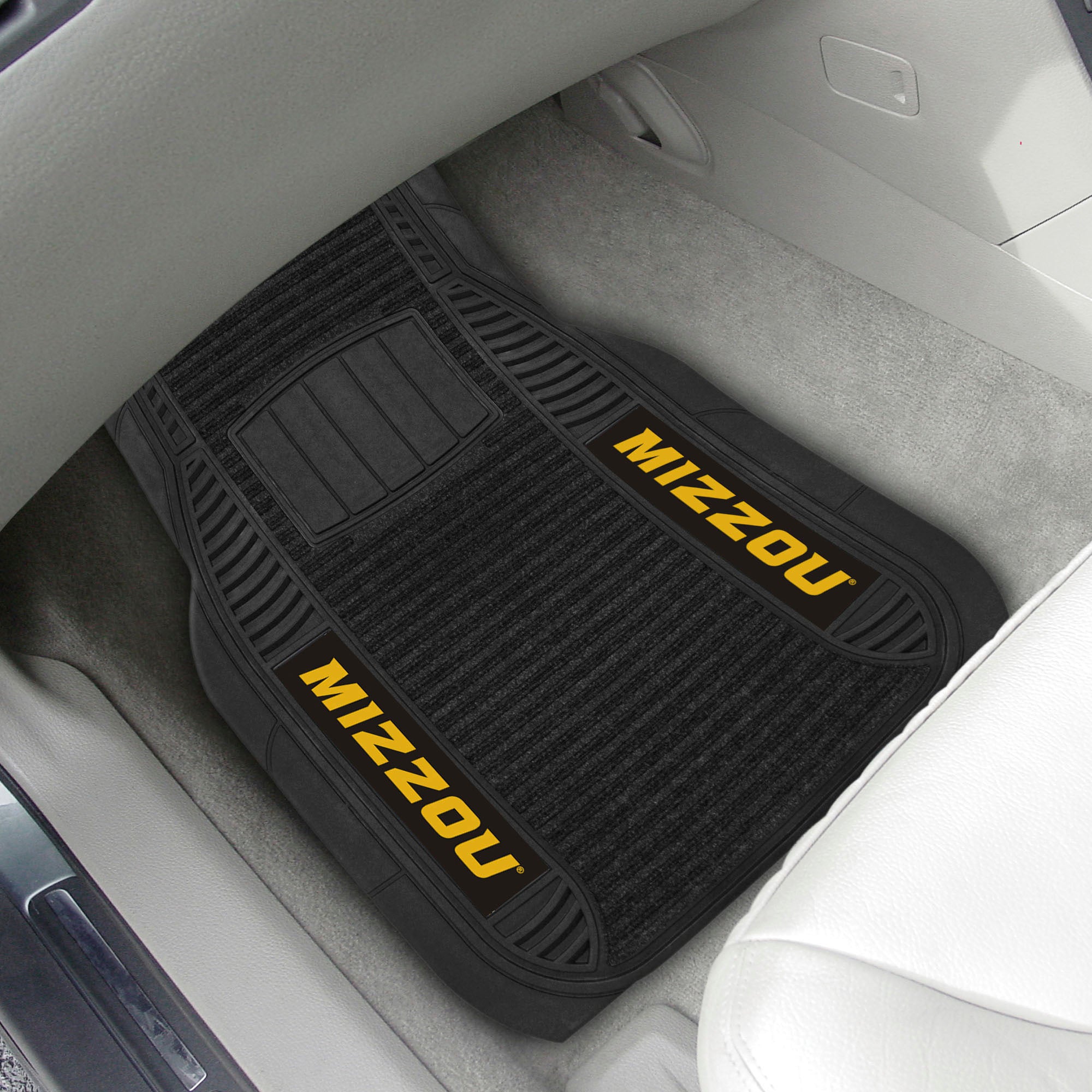 Missouri Tigers 2 Piece Deluxe Car Mat Set