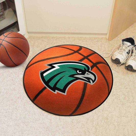 Northeastern State Riverhawks Basketball Rug - 27in. Diameter