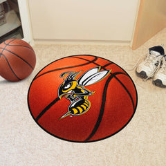 Montana State Billings Yellow Jackets Basketball Rug - 27in. Diameter