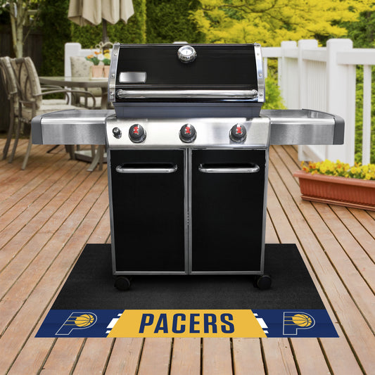 Indiana Pacers Vinyl Grill Mat - 26in. x 42in.