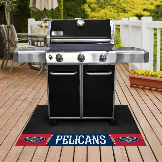 New Orleans Pelicans Vinyl Grill Mat - 26in. x 42in.