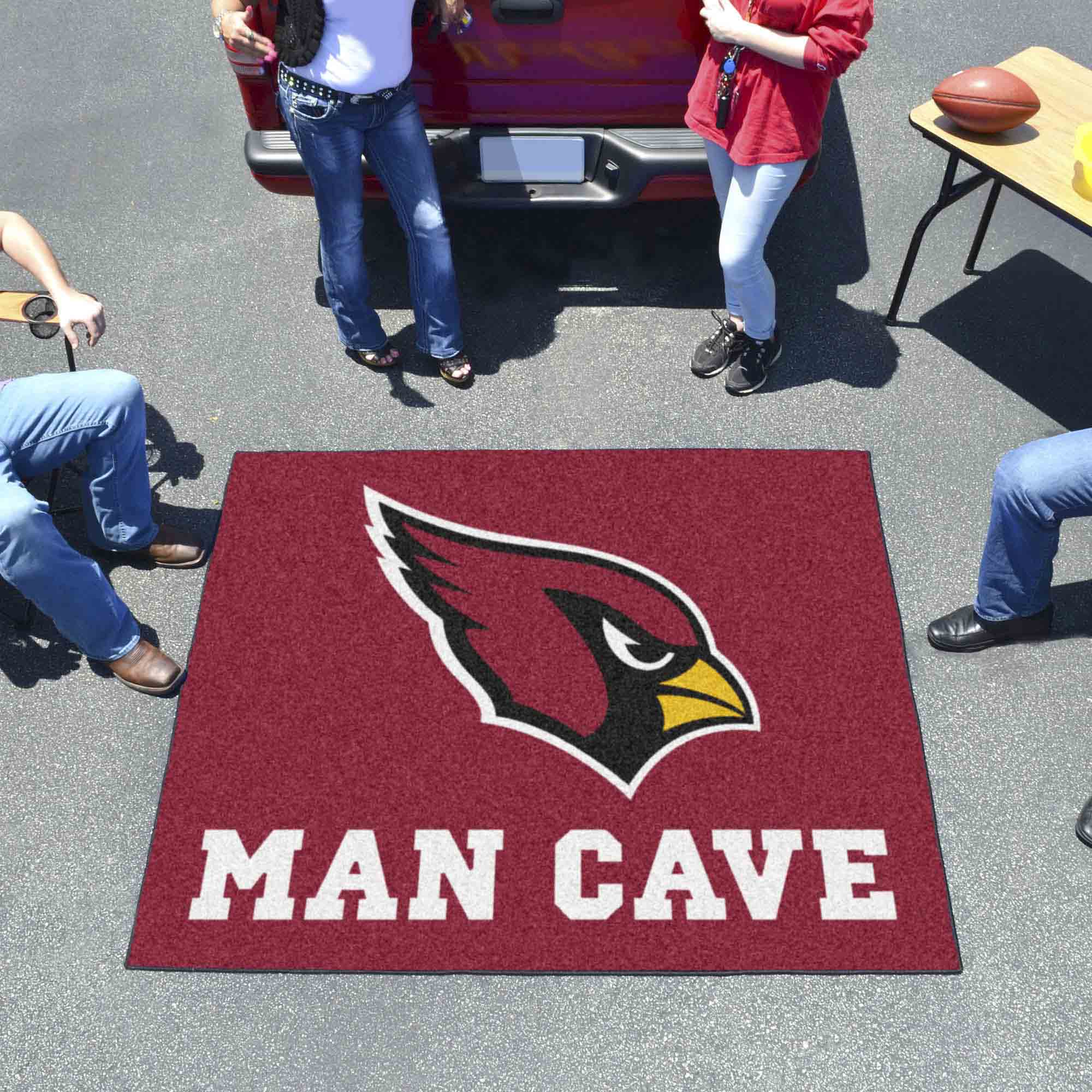 Arizona Cardinals Man Cave Tailgater Rug - 5ft. x 6ft. - Arizona Cardinals