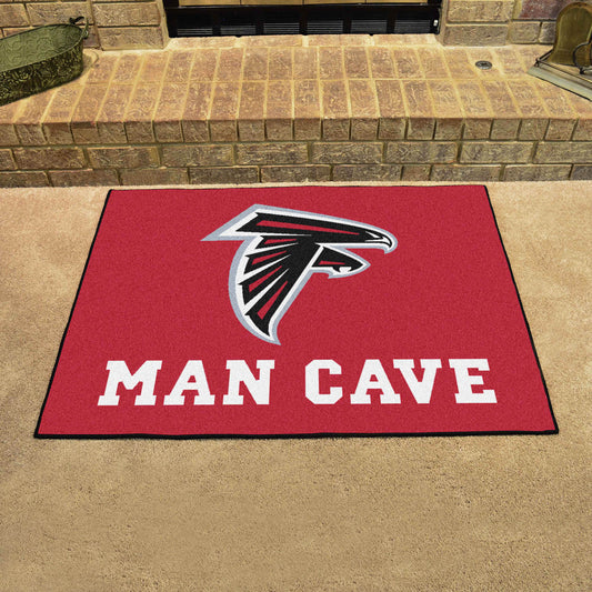 Atlanta Falcons Man Cave All-Star Rug - 34 in. x 42.5 in. - Atlanta Falcons