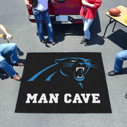 Carolina Panthers Man Cave Tailgater Rug - 5ft. x 6ft. - Carolina Panthers