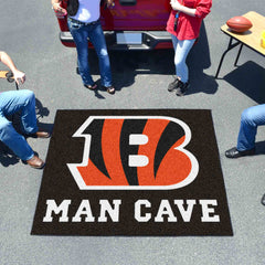 Cincinnati Bengals Man Cave Tailgater Rug - 5ft. x 6ft. - Cincinnati Bengals