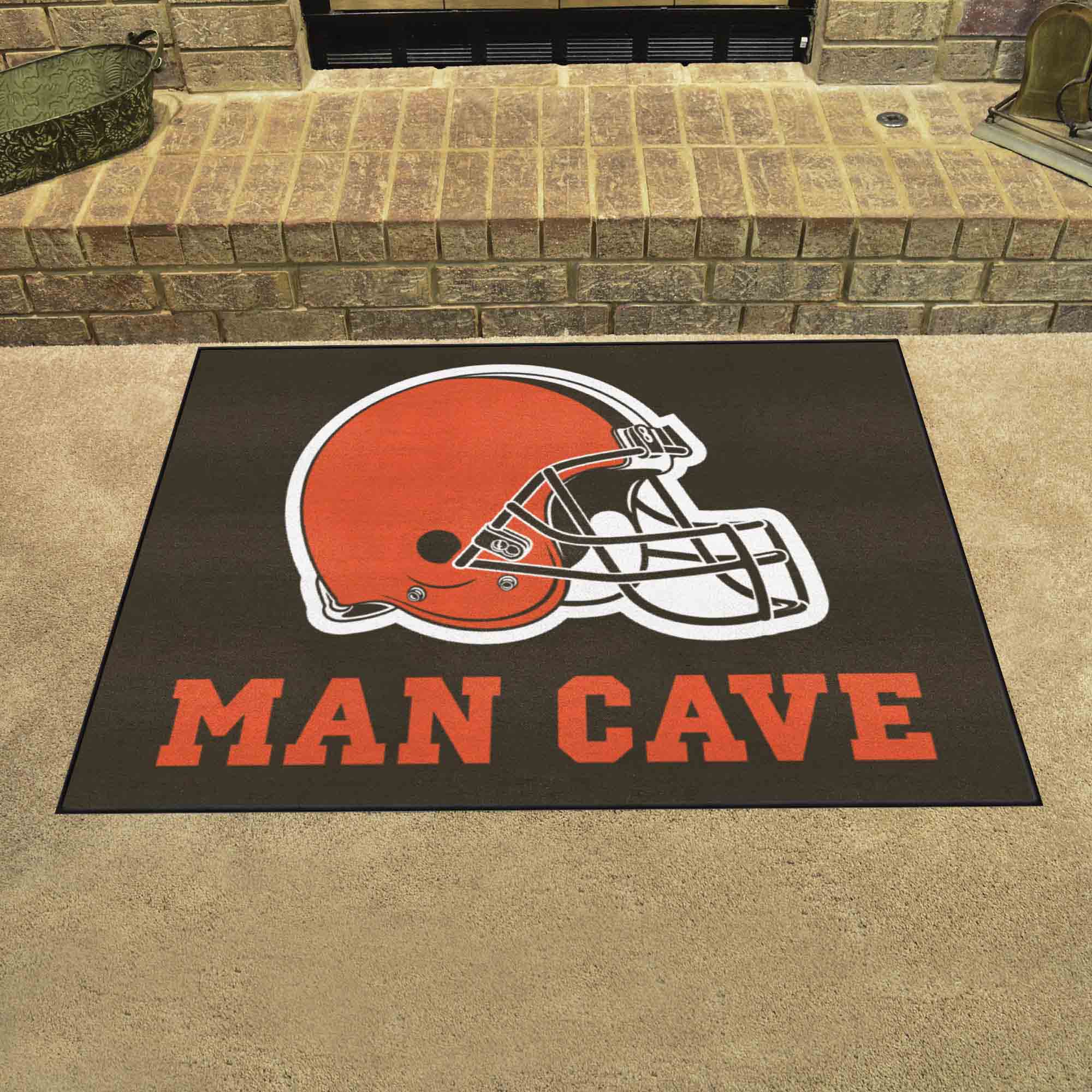 Cleveland Browns Man Cave All-Star Rug - 34 in. x 42.5 in.