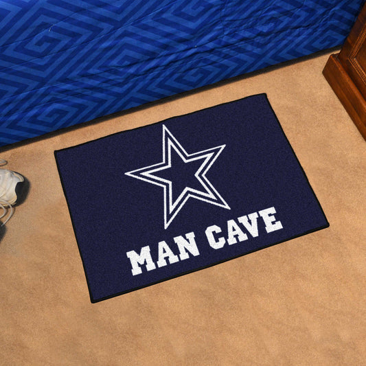 Dallas Cowboys Man Cave Starter Mat Accent Rug - 19in. x 30in. - Dallas Cowboys