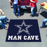 Dallas Cowboys Man Cave Tailgater Rug - 5ft. x 6ft. - Dallas Cowboys