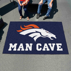 Denver Broncos Man Cave Ulti-Mat Rug - 5ft. x 8ft.