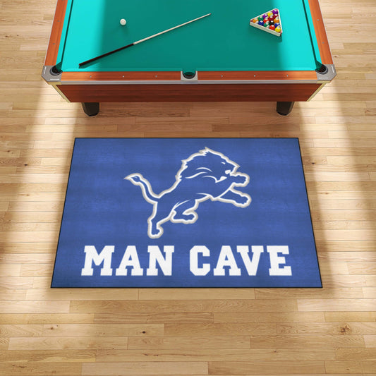 Detroit Lions Man Cave Ulti-Mat Rug - 5ft. x 8ft.