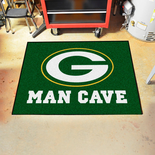 Green Bay Packers Man Cave All-Star Rug - 34 in. x 42.5 in. - Green Bay Packers