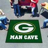 Green Bay Packers Man Cave Tailgater Rug - 5ft. x 6ft. - Green Bay Packers