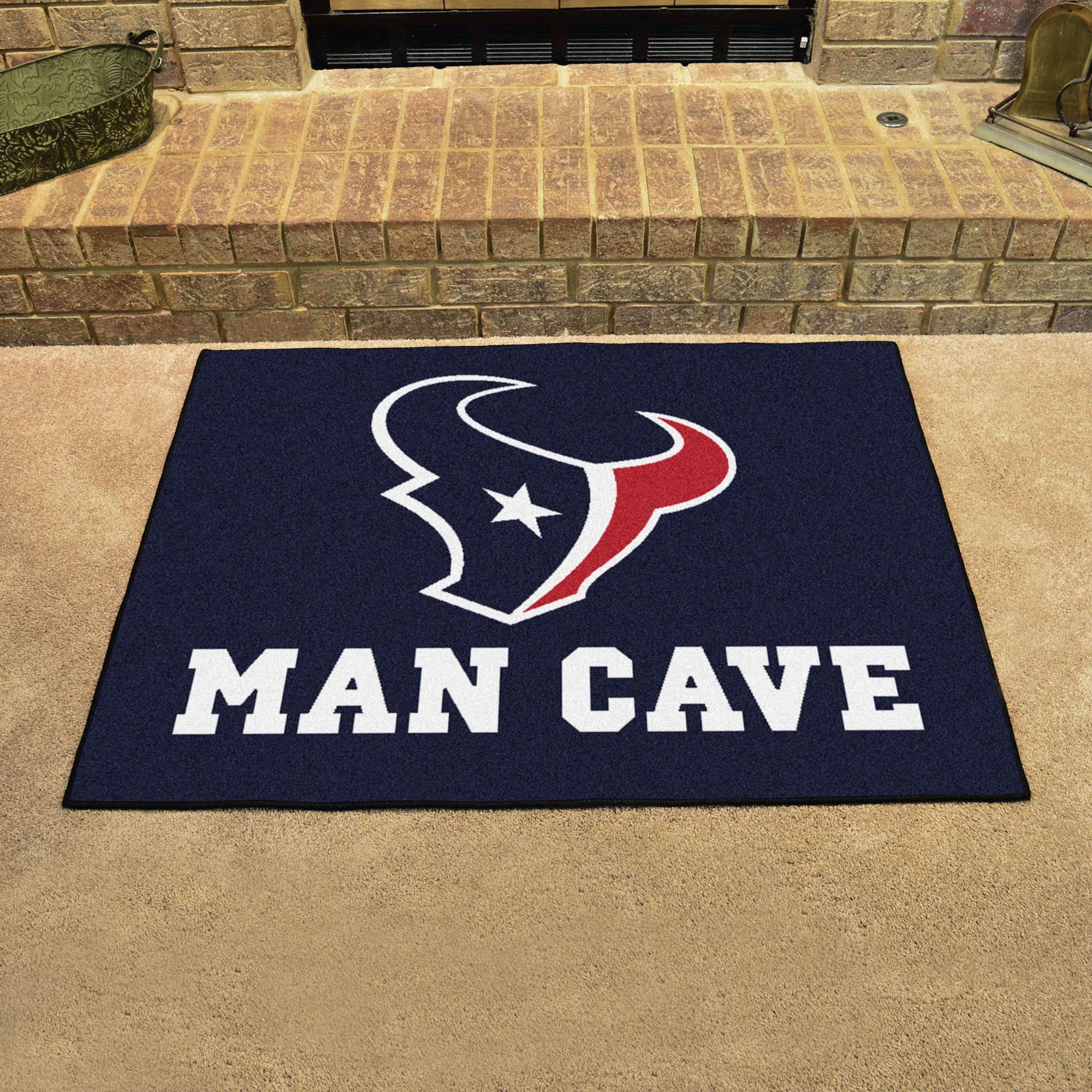 Houston Texans Man Cave All-Star Rug - 34 in. x 42.5 in. - Houston Texans