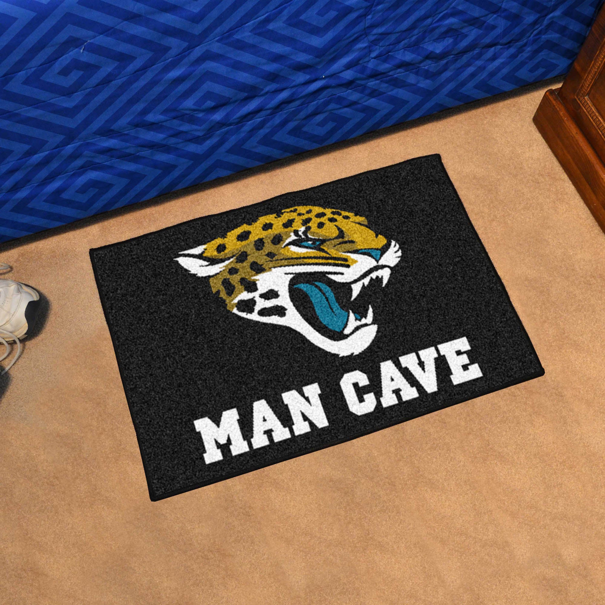 Jacksonville Jaguars Man Cave Starter Mat Accent Rug - 19in. x 30in.