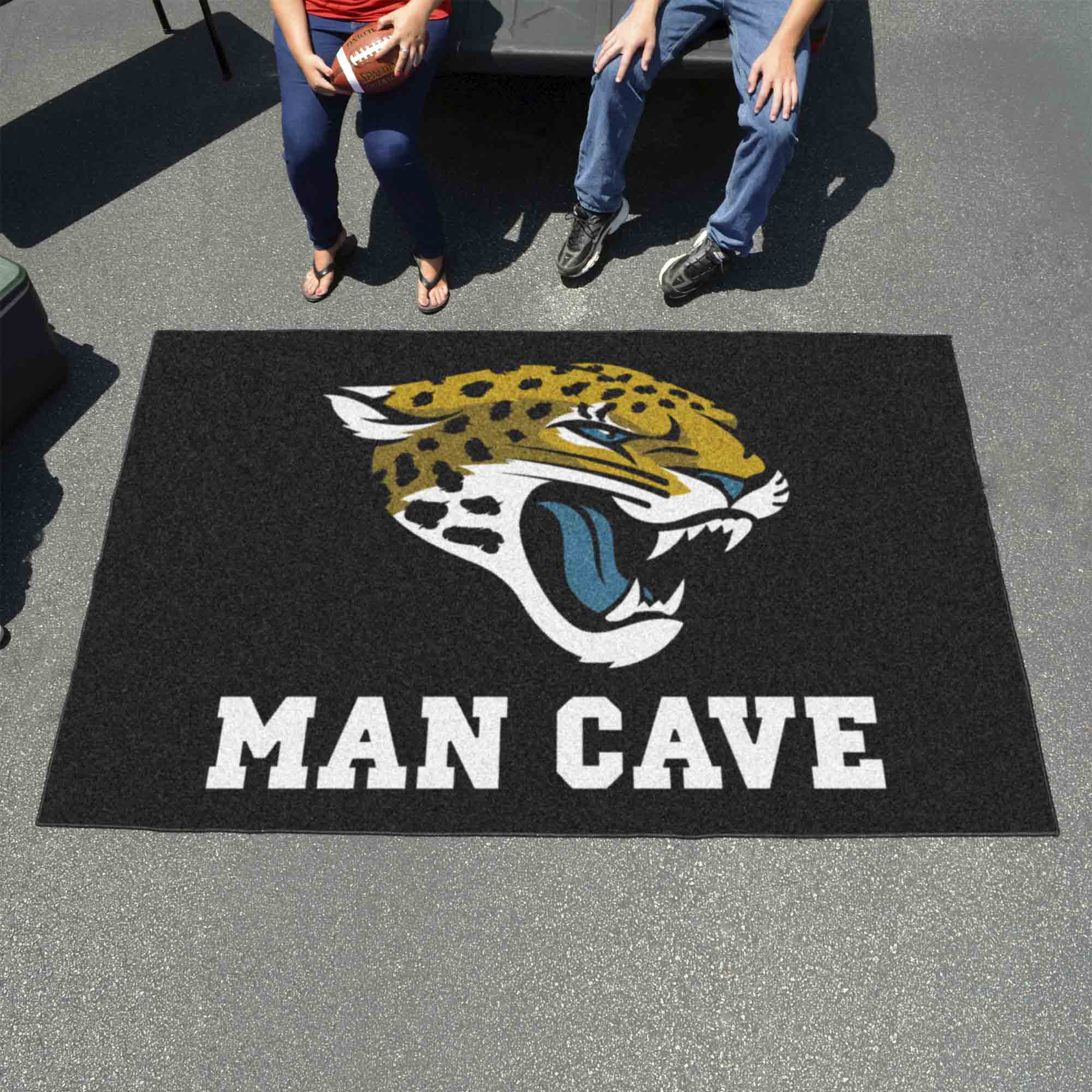 Jacksonville Jaguars Man Cave Ulti-Mat Rug - 5ft. x 8ft.