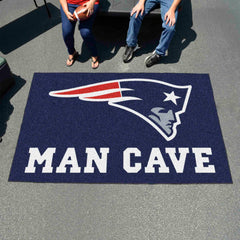 New England Patriots Man Cave Ulti-Mat Rug - 5ft. x 8ft. - New England Patriots