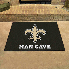 New Orleans Saints Man Cave All-Star Rug - 34 in. x 42.5 in. - New Orleans Saints