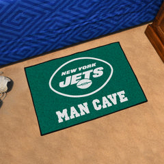 New York Jets Man Cave Starter Mat Accent Rug - 19in. x 30in.