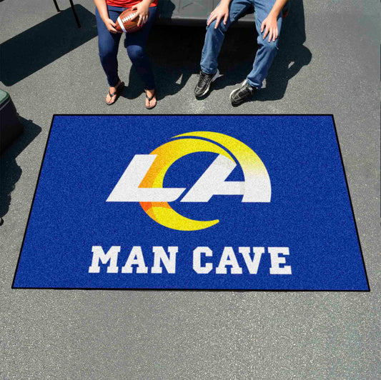 Los Angeles Rams Man Cave Ulti-Mat Rug - 5ft. x 8ft.