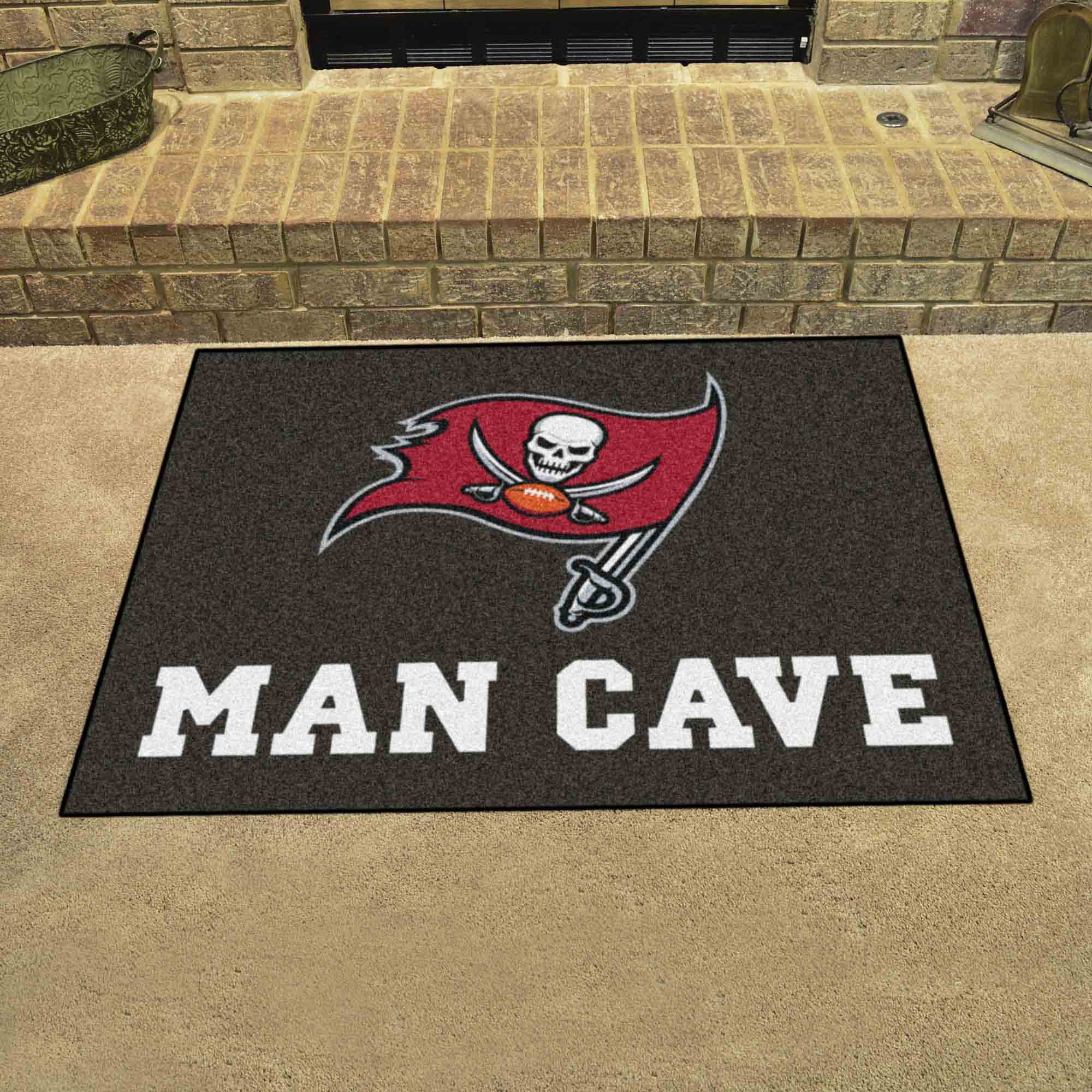 Tampa Bay Buccaneers Man Cave All-Star Rug - 34 in. x 42.5 in.