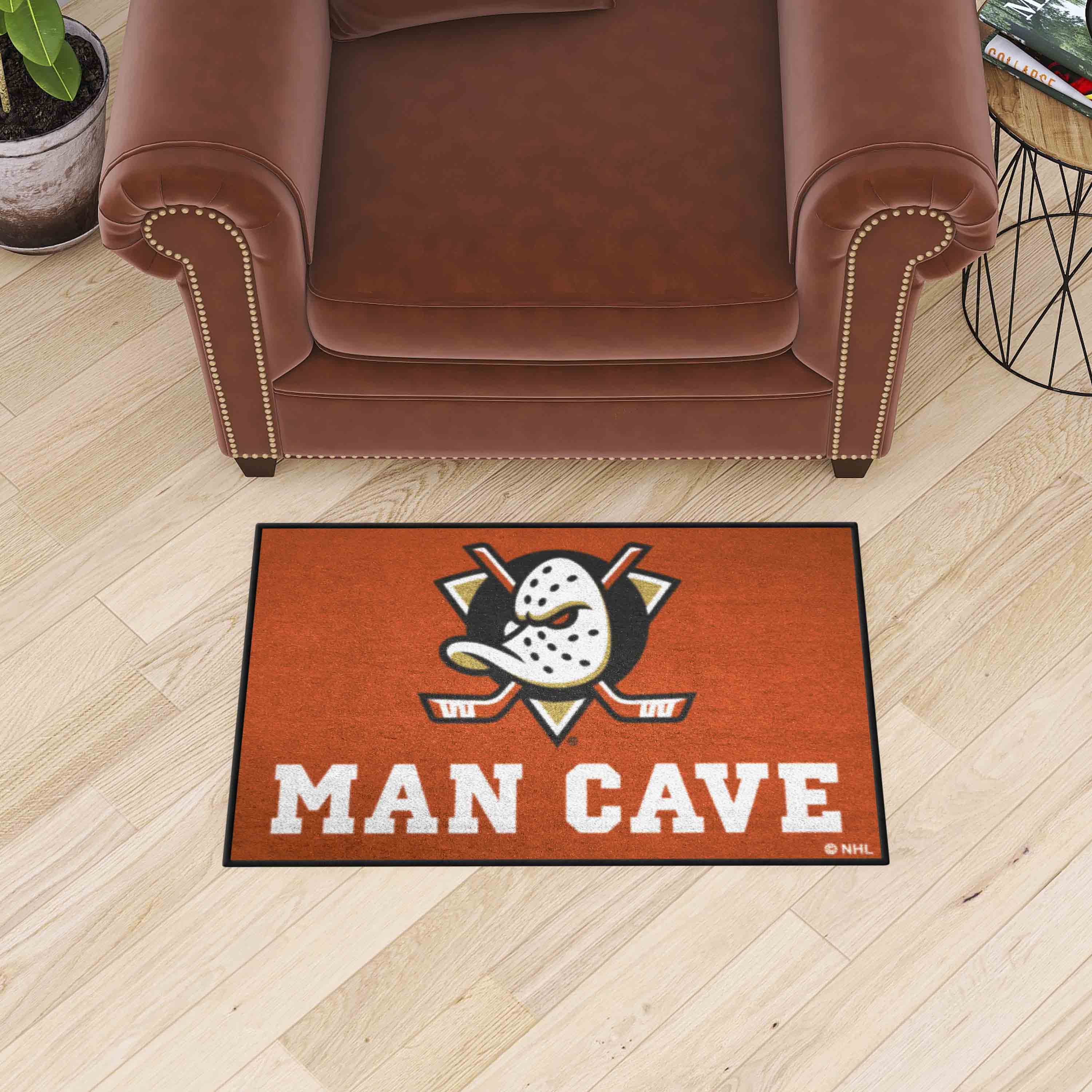 Anaheim Ducks Man Cave Starter Mat Accent Rug - 19in. x 30in.