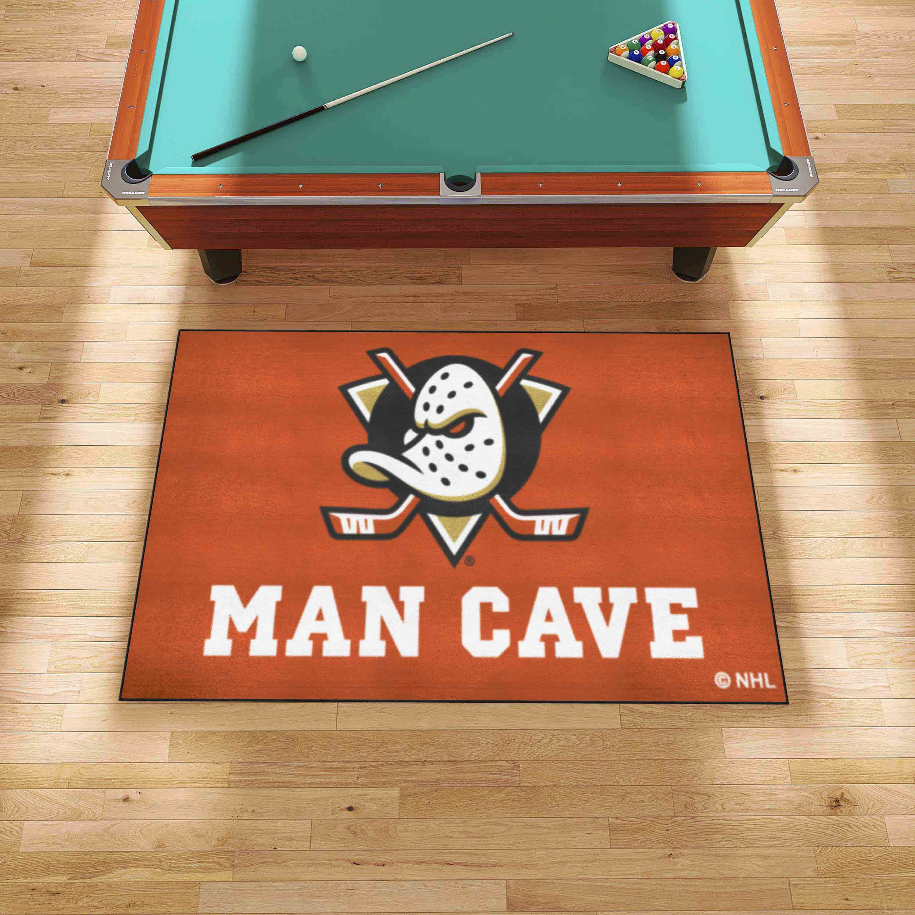 Anaheim Ducks Man Cave Ulti-Mat Rug - 5ft. x 8ft.